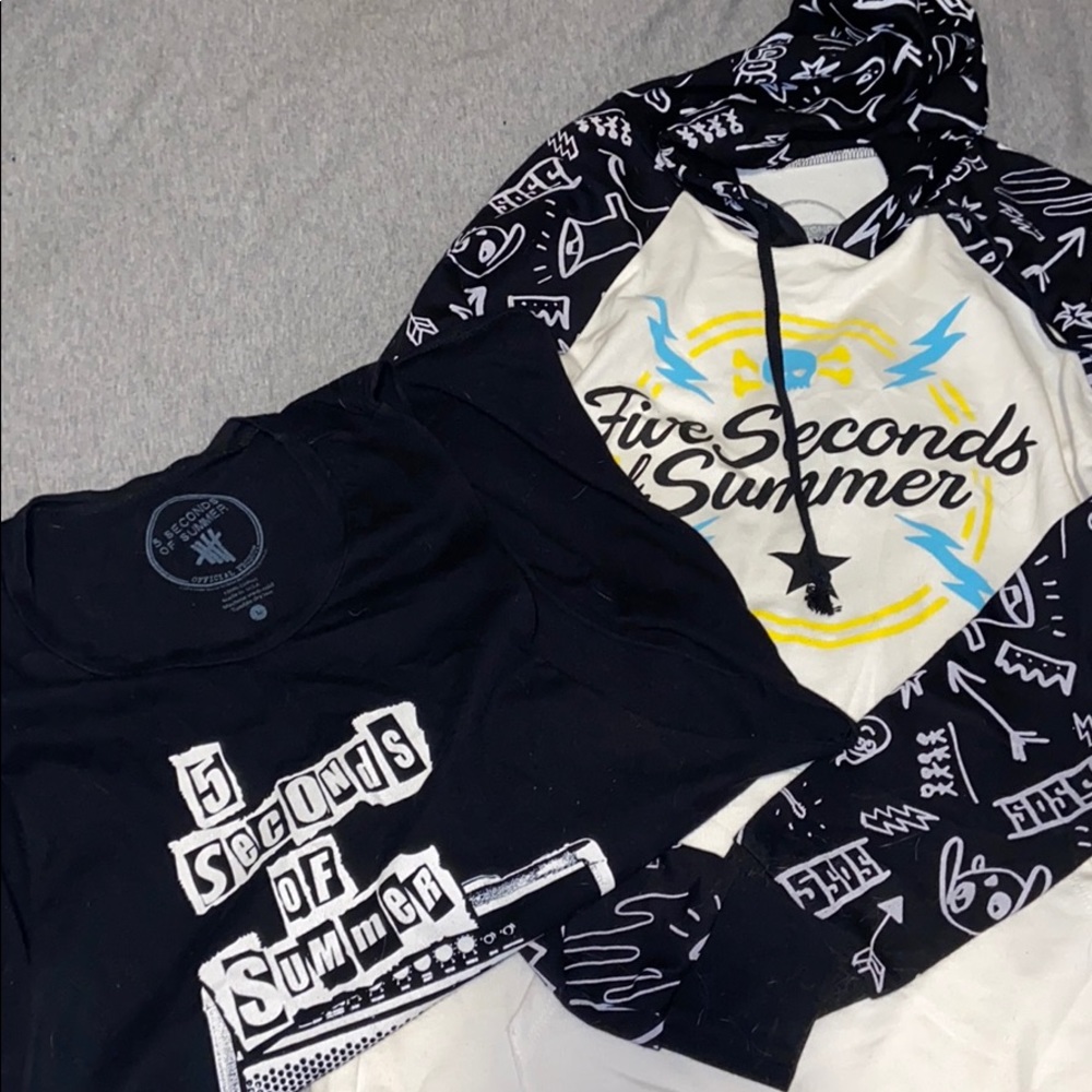 5SOS Hoodie and Muscle Tank Top